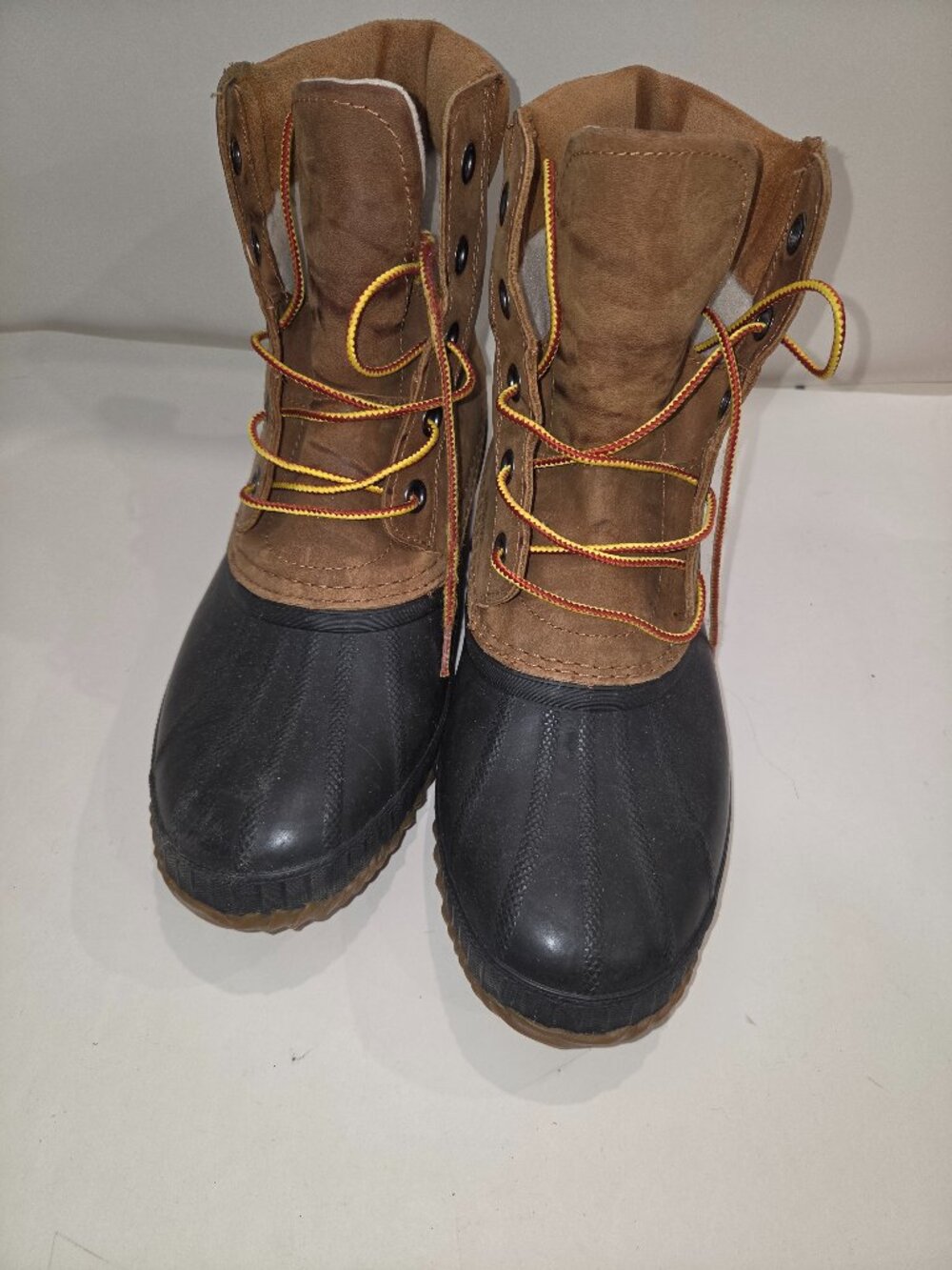 SOREL Men’s Cheyanne Full Grain Leather Duck Boots Size US 11 UK 10 EU 44 NM1704
